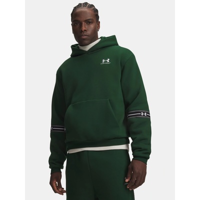 Under Armour UA Icon Flc Taped Hoodie zelená
