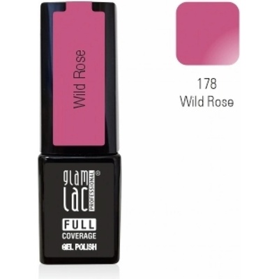 GlamLac Gel lak růžový 178 Wild Rose 6 ml