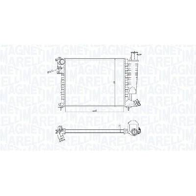 Chladič motora, chladič vody MAGNETI MARELLI 350213183400