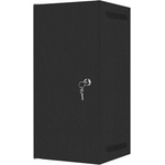 Lanberg Рак шкаф Lanberg 10" 12U стенен с метална врата и ключалка, черен (WF10-2312-00B)