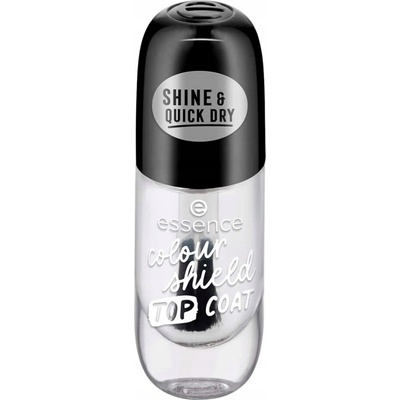 Essence Shield Top Coat lak na nehty 8 ml Průhledný