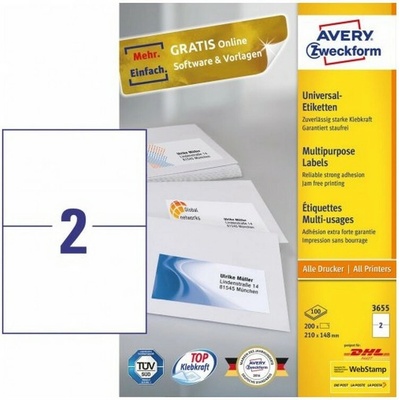 Avery Zweckform 3655 100 archů A4