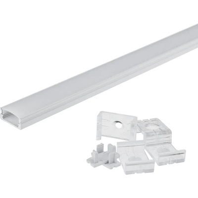 OPTONICA АЛУМИНИЕВ ПРОФИЛ ЗА LED ЛЕНТА 6 mm L=2m (5191)