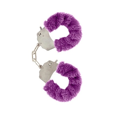 Pouta Toy Joy fialová Furry fun Cuffs Purple Plush
