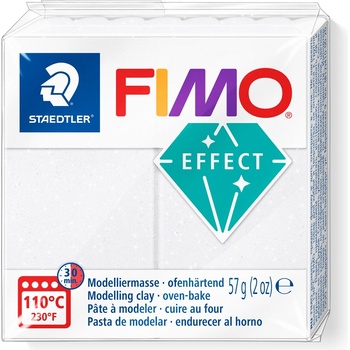 FIMO Полимерна глина Staedtler Fimo Effect, 57g, галактическо бял 002 (21896-А-ГАЛ.БЯЛ)