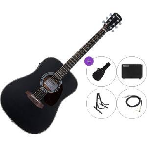 Pasadena PD-200E Premium SET Black Електро-акустична китара Дреднаут