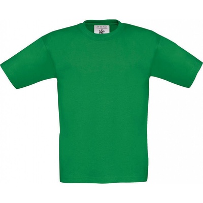 B&C detské tričko Exact 150/kids T-Shirt Írska zelená