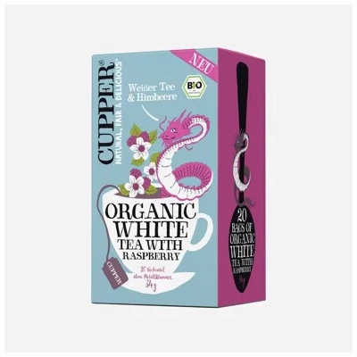 Cupper BIO Bílý čaj Malin 20 x 1,7 g