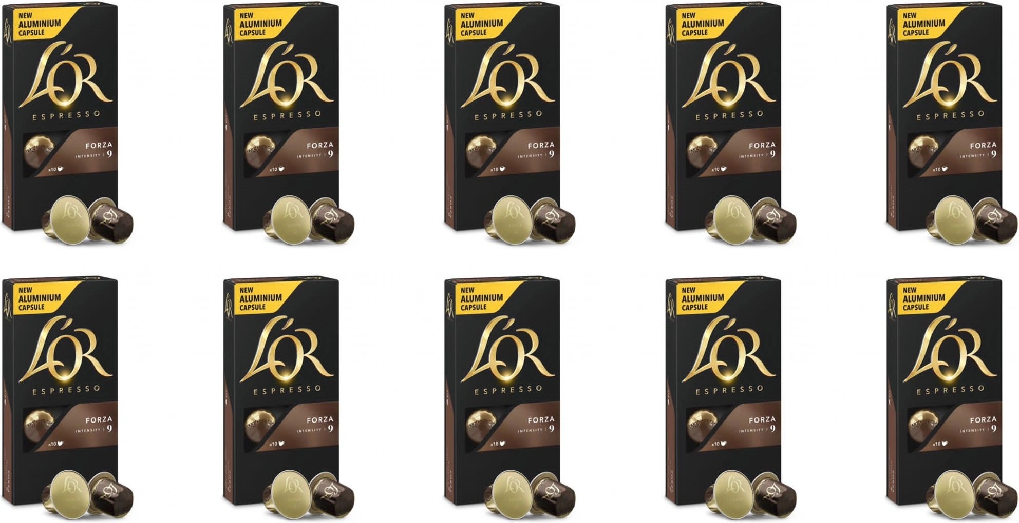 L'OR L´OR Espresso Forza Intensity 9 - 100 капсули за Nespresso®