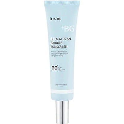 IUNIK Beta-Glucan Barrier Sunscreen SPF 50+ PA++++ - Хидратиращ Слънцезащитен Крем 60мл