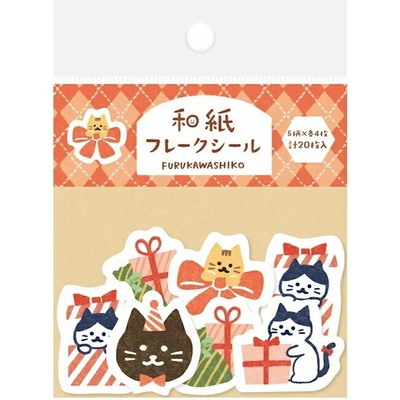 Furukawashiko Flake Seal cats & presents