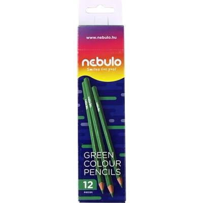 Nebulo trojuholníková farebná ceruzka zelená ZC TR 1