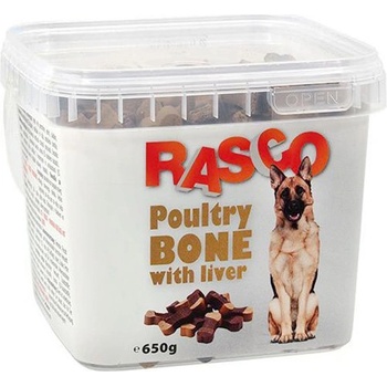 Rasco Снаксове rasco - кокал от птиче месо с черен дроб, 550г