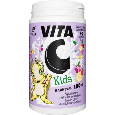 Vitabalans VITA C Kids KARNEVAL 100 MG 90 ks