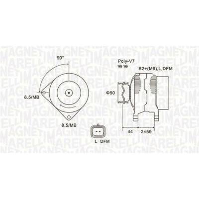 generátor MAGNETI MARELLI 063731827010
