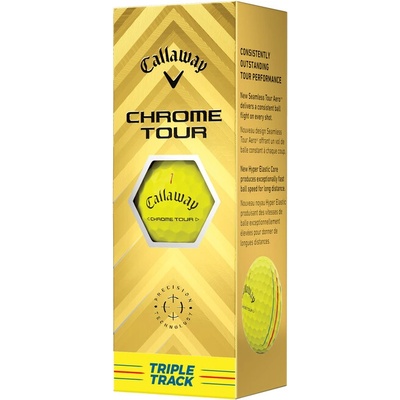 Callaway Chrome Tour Triple Track yellow 3 pcs