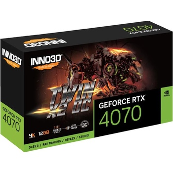 Inno3D GeForce RTX 4070 TWIN X2 OC 12GB GDDR6 (N40702-126XX-185252N)