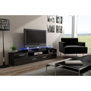 Cama meble Стойка за телевизор Cama EVORA 200 венге/черен гланц (10151423)