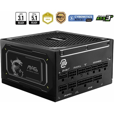 MSI MAG A1000GL PCIE5 II 1000W 306-7ZP9D11-CE0