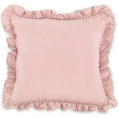 Tiseco Home Studio Памучна декоративна възглавница 45x45 cm Abby - Tiseco Home Studio (3704NUDEPINK)