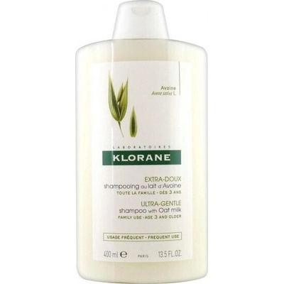 Klorane Нежен шампоан с мляко от овес , Klorane Oat Milk Shampoo Ultra-Gentle 400 ml