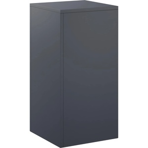 vidaXL Стойка за растения Антрацит 30 x 30 x 60 cm Неръждаема стомана (8012478)