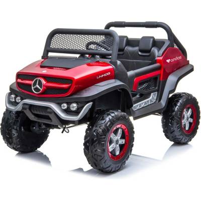 Andos Mercedes-Benz Unimog elektrické autíčko vínová