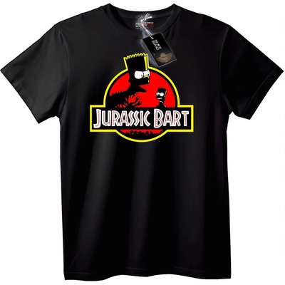 NOONEBRAND Тениска Jurassic Bart - L, White