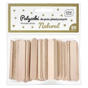 Interdruk Natural sticks for plastic work 65mm 50pcs
