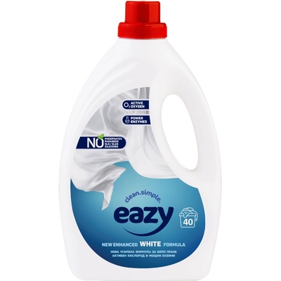 Eazy Течен перилен препарат 2.2л, 40пр - За бяло (1790)