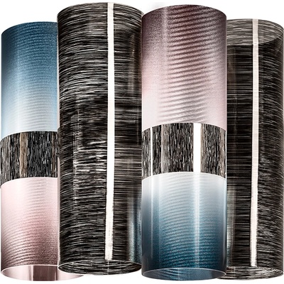 SLAMP АПЛИК la lollo m 2x6w e14 СИН/ЧЕРВЕН/ПРОЗР (lalwm00grd00000nmt)