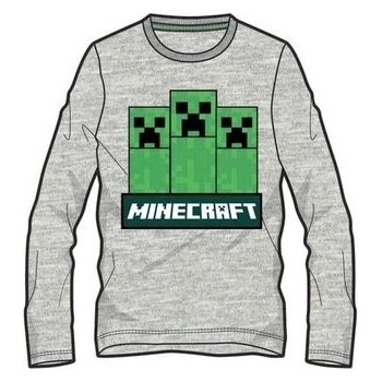 Tričko Minecraft Grey