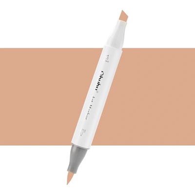 Lihová fixa OHUHU oboustranná Brush & Chisel, Sand (E220)