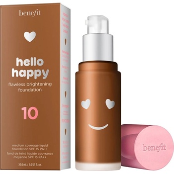 Benefit Hello Happy Flawless Brightening Foundation SPF 15 озаряващ фон дьо тен за жени 30 мл