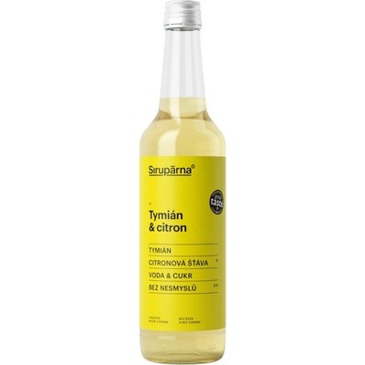 Sirupárna Domácí Tymián & Citron Sirup 500 ml