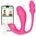 SuperLove Triple Stimulation Wearable Panty Vibrator with Remote Pink