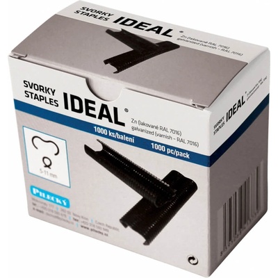 Svorka IDEAL; Antracit; 200ks