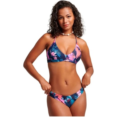 Superdry Vintage Ruched bikini bottom - Multicolor (Fluro Tropic)