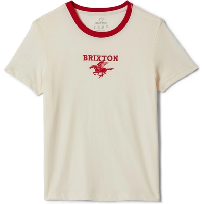Brixton Дамска тениска Brixton Women's Pegasus Slim Crew Tee T-shirt - Vintage White - размер XS (916-5602-0111)