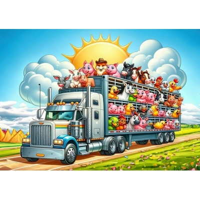 ART Cesta truckom 100 dielov