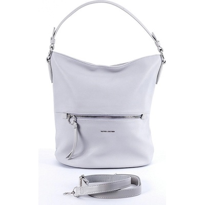 David Jones Středně velká světlekabelka na rameno i crossbody 6765-1 šedá