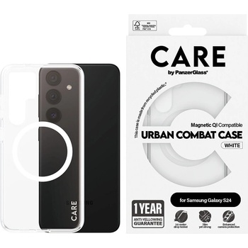 Panzer Калъф CARE - Urban Combat, Galaxy S24, Qi, прозрачен (5715685012266)