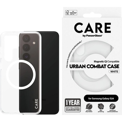 Panzer Калъф CARE - Urban Combat, Galaxy S24, Qi, прозрачен (5715685012266)