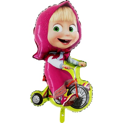 Balón fóliový 97,5 cm Máša bicykluje
