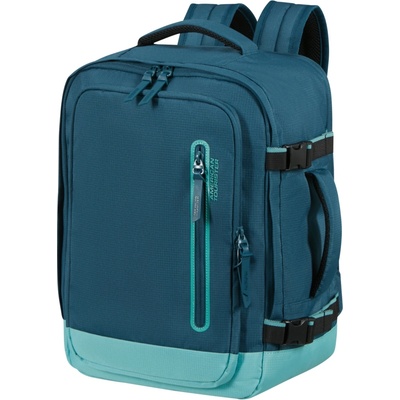 American Tourister TAKE2CABIN Sport S/M Batoh Tyrkysová Harbor Blue/DustyTurqoise 26.5 l