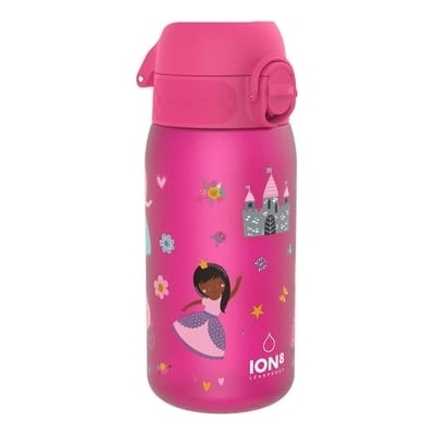 Ion8 Dětská nepropustná láhev na pití Princezny růžová 350 ml