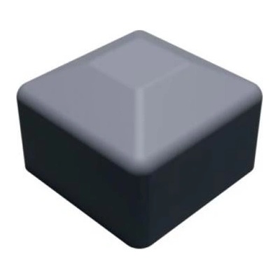 Krytka profilu koncová, plast II, stříbrná – Zboží Dáma