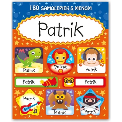 ARGUS Veselé nálepky samolepky s menom Patrik