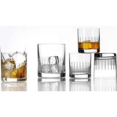 Crystalex sklenice na whisky + zásobník na led 4 x 280 ml
