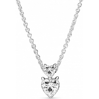 Pandora třpytivá dvojitá srdce 391229C01-45